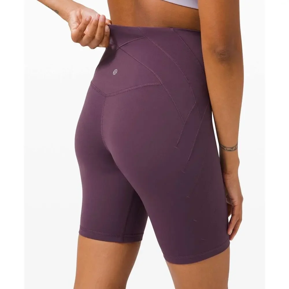 Lululemon Nulu Fold High-Rise Yoga Short 8"
Grape Thistle Size 4 - Picture 2 of 8